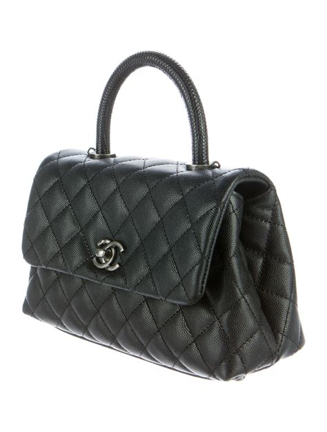 chanel coco top handle bag.